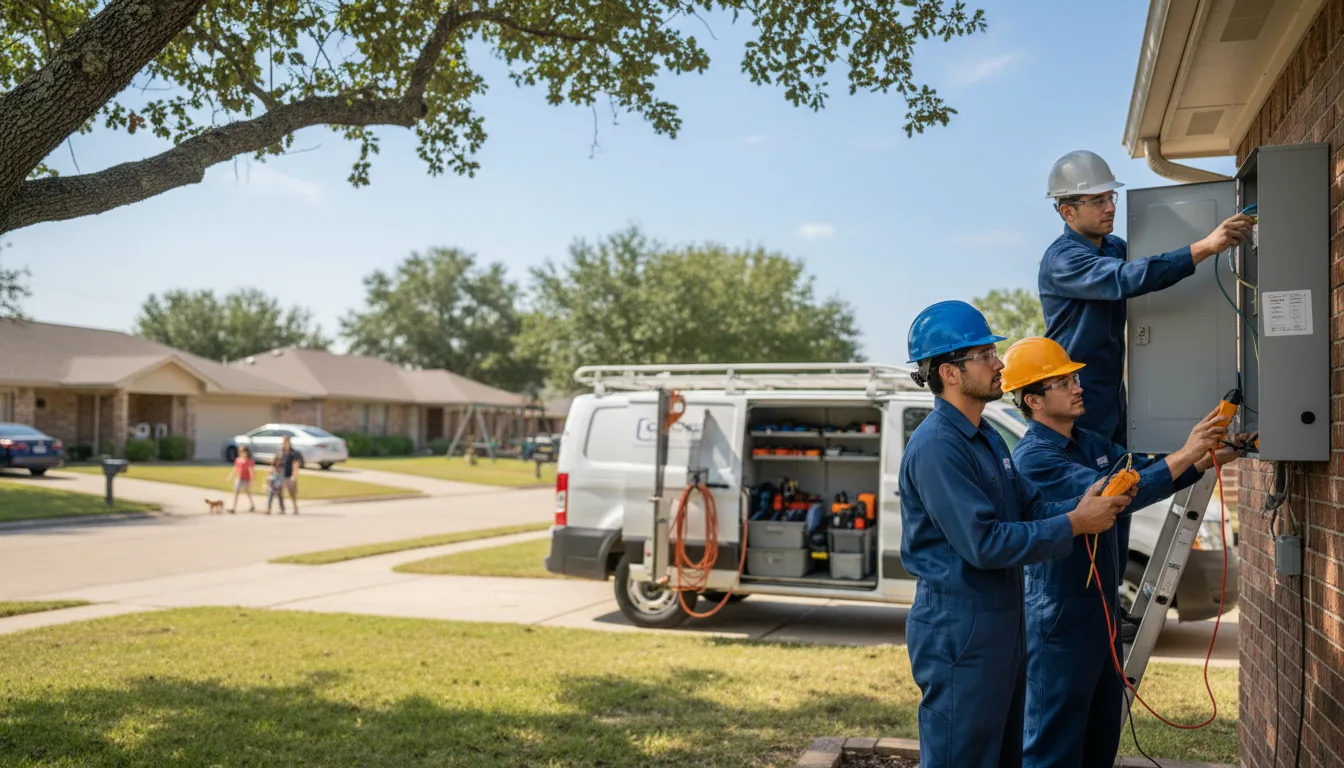 Certified electrician providing emergency electrical services in Brownville, NE